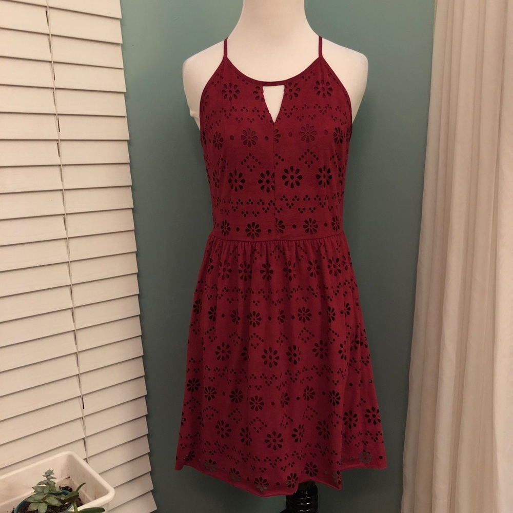 ✨SALE✨NWOT SUEDE CUT OUT DRESS -LAUREN CONRAD - XS